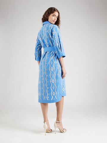 Suncoo Shirt Dress in Blue