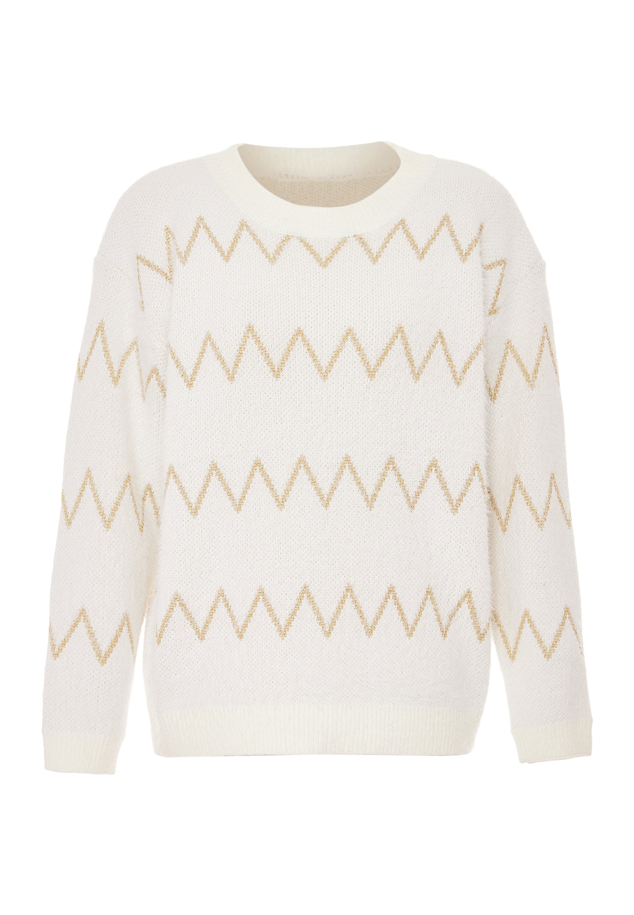 ebeeza Sweater in White: front