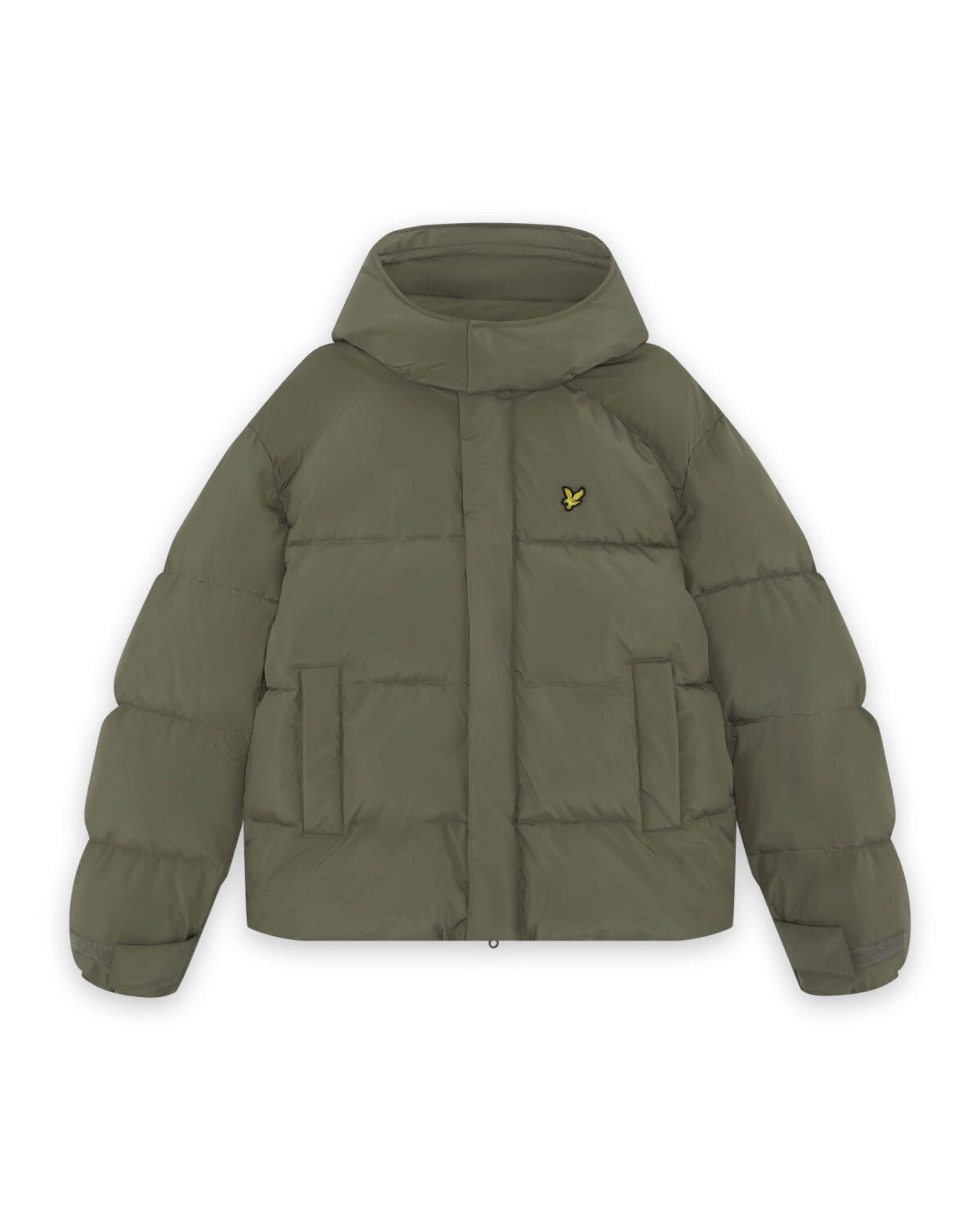 Lyle & Scott Winter Jacket in Green: front
