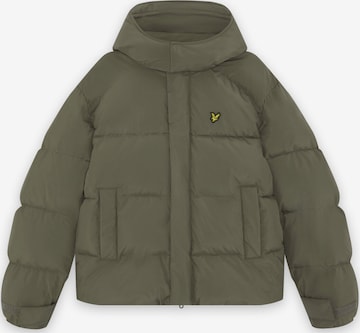 Lyle & Scott Winter Jacket in Green: front