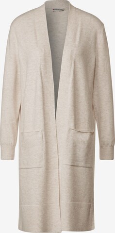 STREET ONE Knit Cardigan in Beige: front