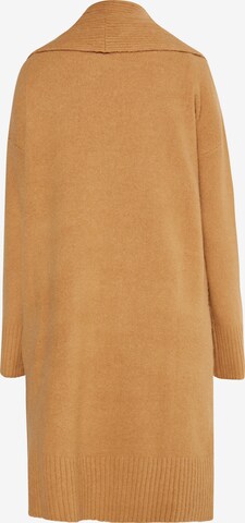 usha WHITE LABEL Knit Cardigan in Brown