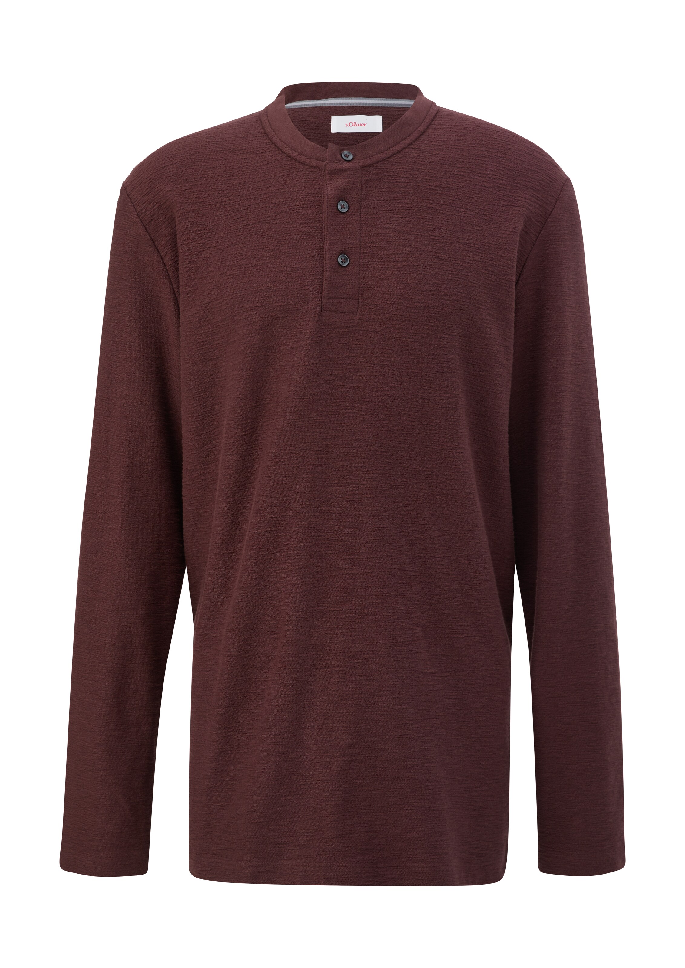 s.Oliver Men Tall Sizes Shirt in Red: front