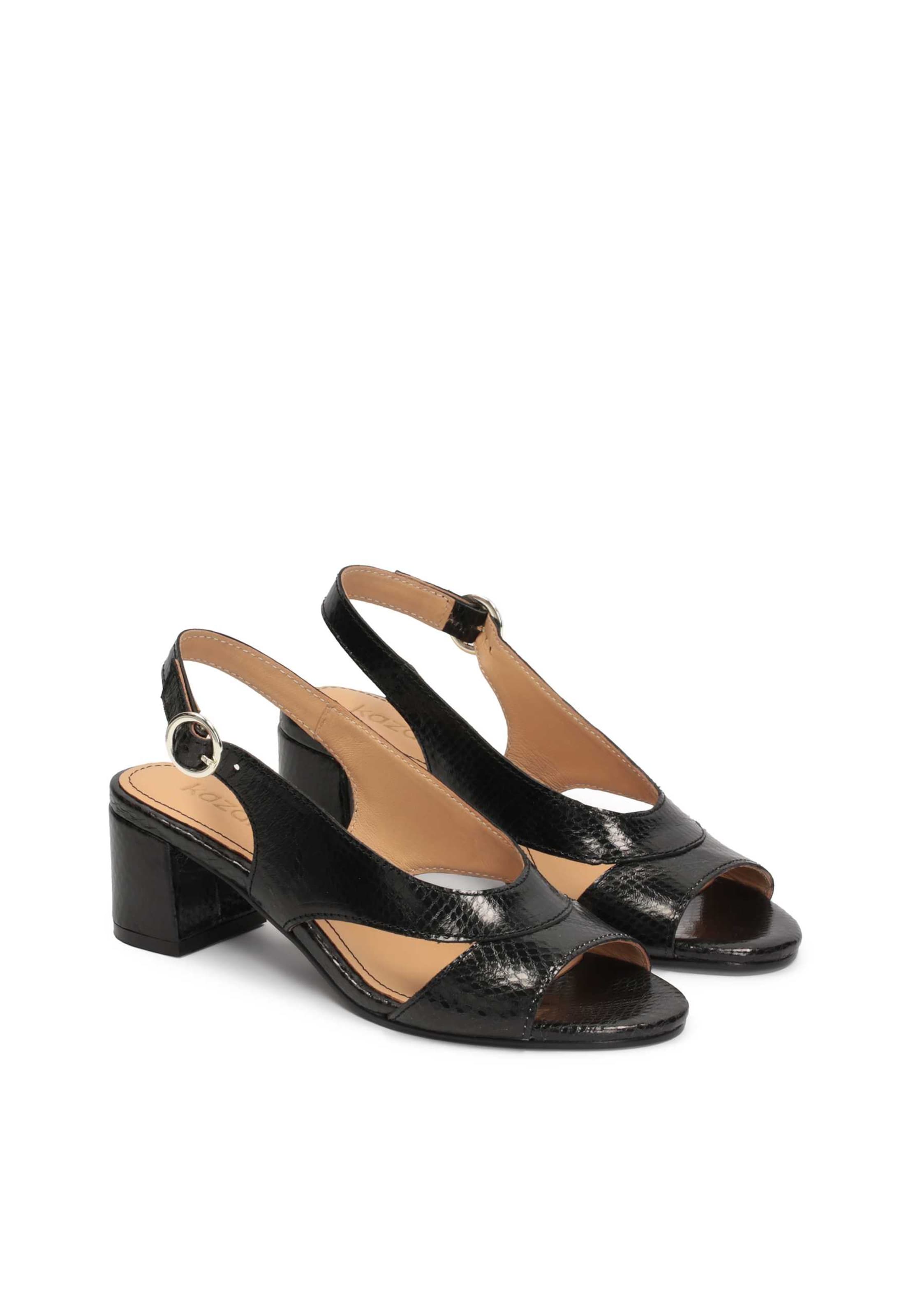 Kazar Sandaler i sort