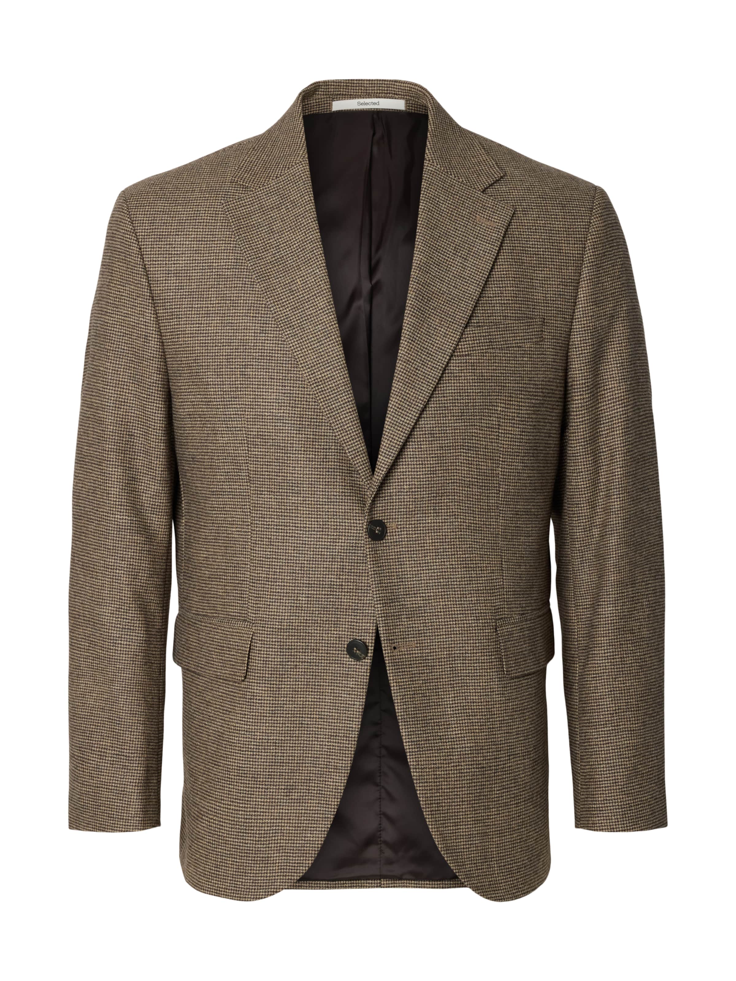 Coupe regular Veste de costume SELECTED en gris : devant