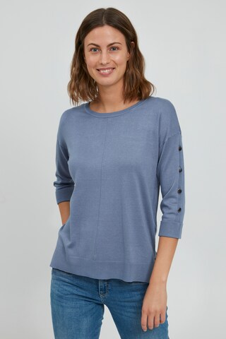 Fransa Sweater in Blue: front