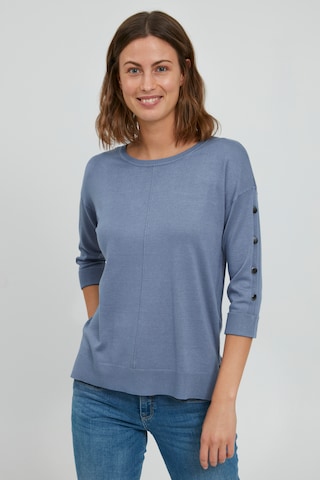 Fransa Strickpullover in Blau