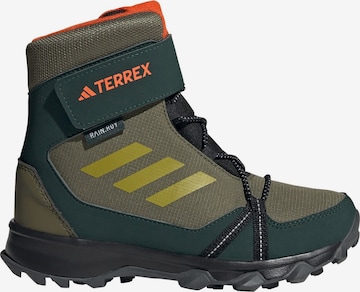 ADIDAS TERREX Boots 'Snow Hook-And-Loop' in Groen
