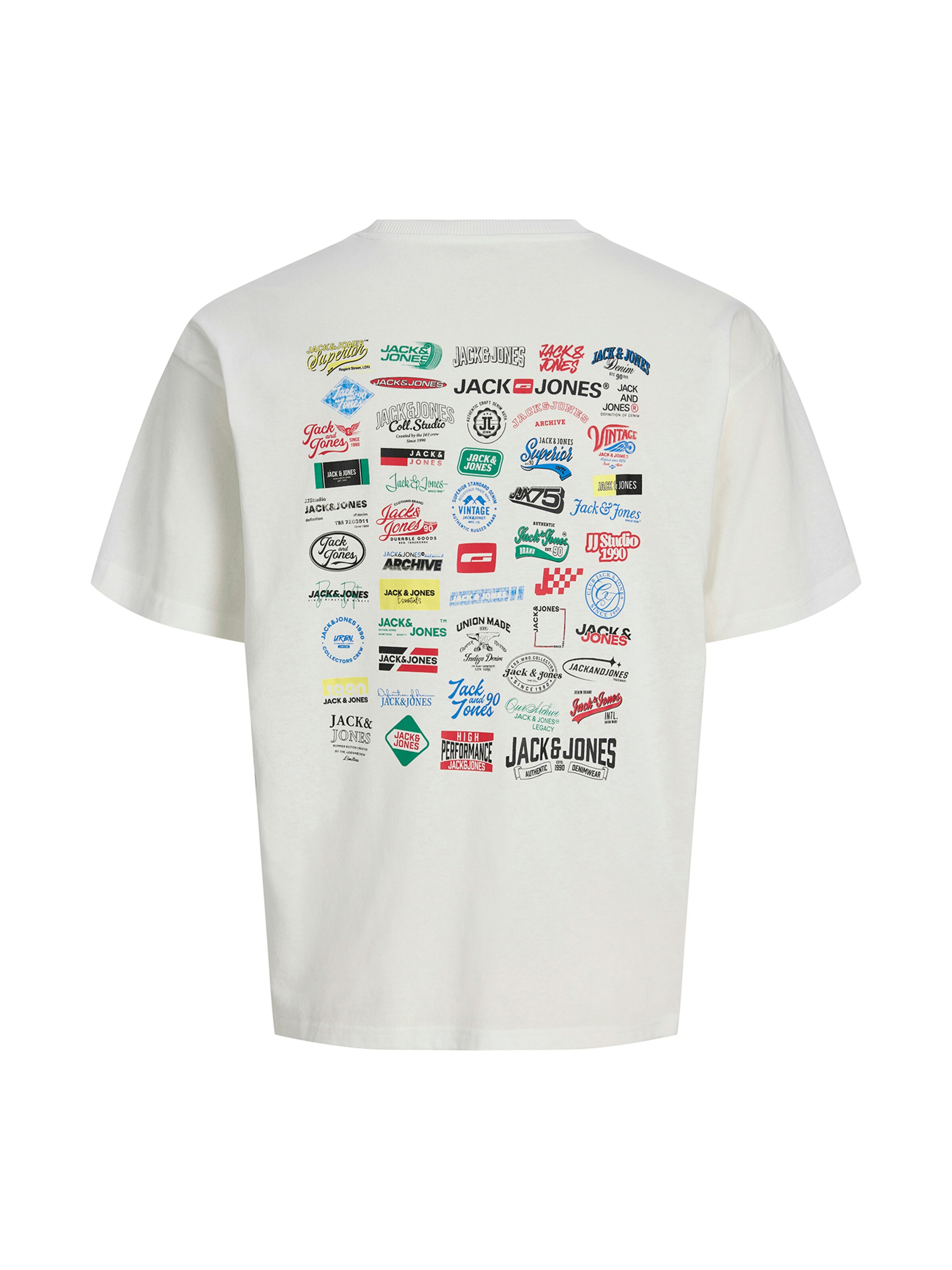 Jack & Jones Junior Тениска 'JJLegacy' в бяло