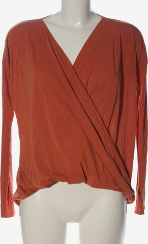 Abercrombie & Fitch Langarm-Bluse XS in Orange: predná strana
