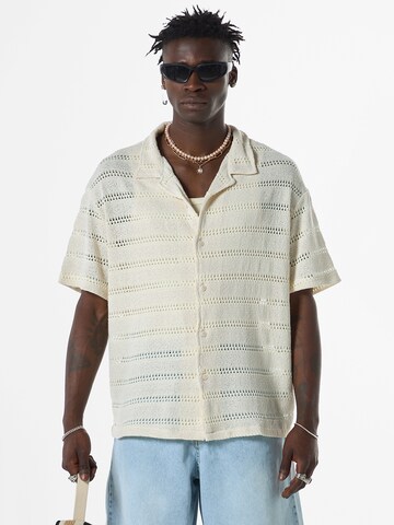 Fit confort Chemise 'Catmint' VAMOS CLO en blanc : devant
