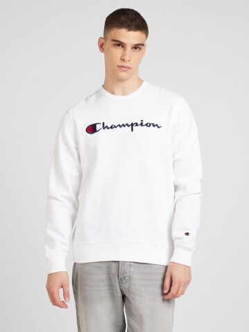 Champion Authentic Athletic Apparel Sweatshirt in White: front