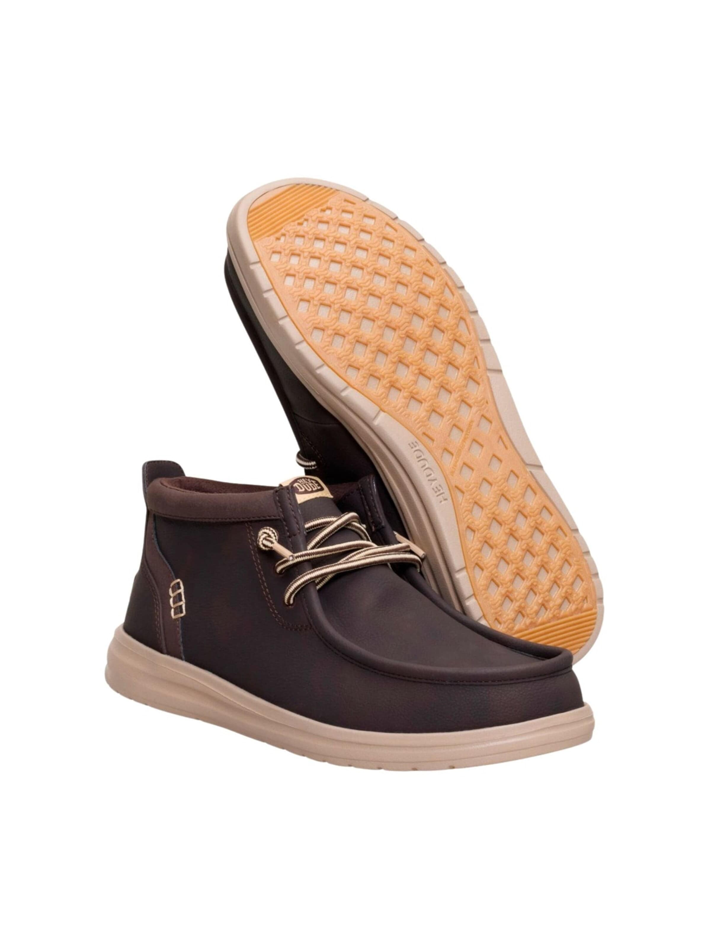 HEY DUDE Buty Chukka 'Wally Mid GripR Classic' w kolorze brązowy