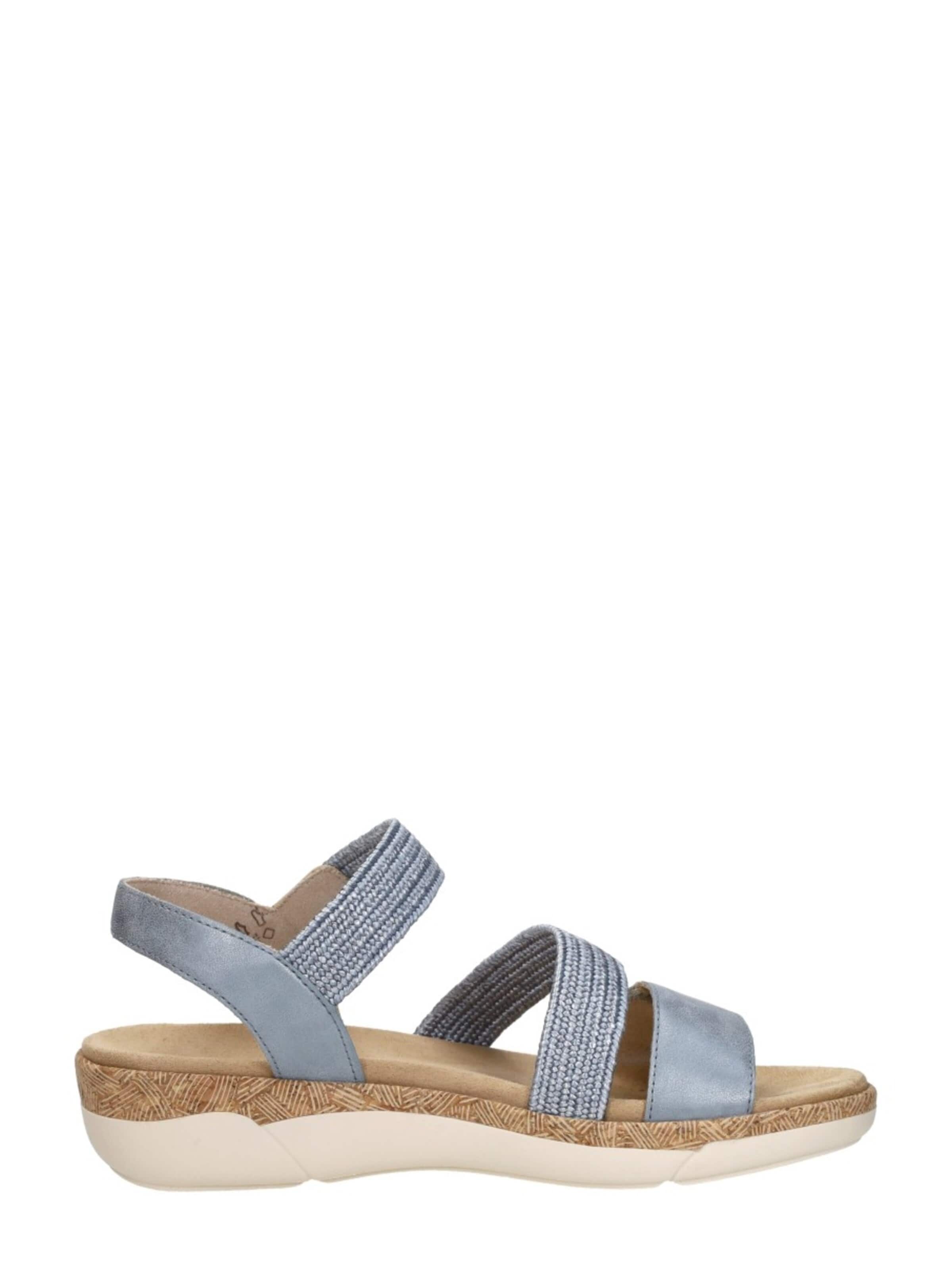 Sandales 'Sandalen Plat' REMONTE en bleu