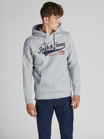 JACK & JONES - Sweatshirt em cinzento: frente