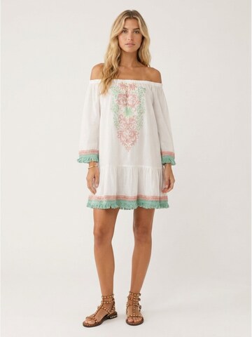 Miss June Jurk 'Robe Courte Azra' in Wit