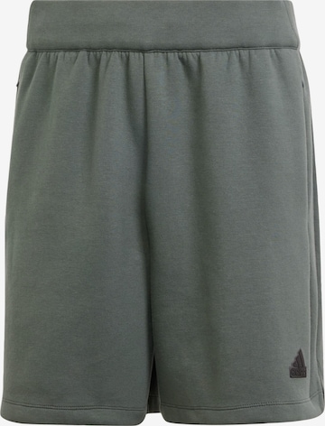 ADIDAS SPORTSWEAR - Loosefit Calças de desporto 'Z.N.E. Premium' em cinzento: frente