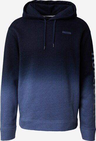 Sweat-shirt HOLLISTER en bleu : devant