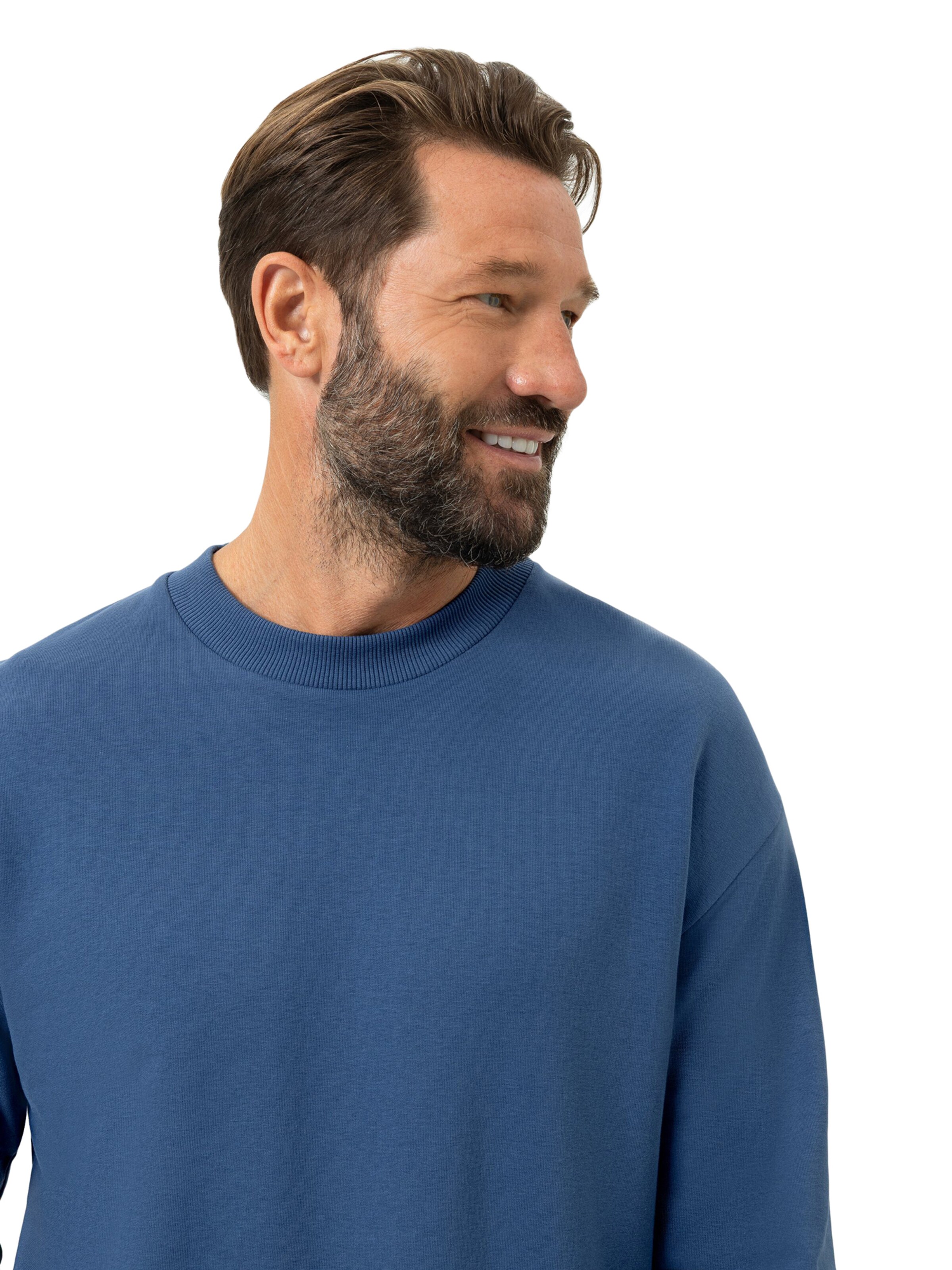 Sweat-shirt 'Terry Essentials' Mey en bleu