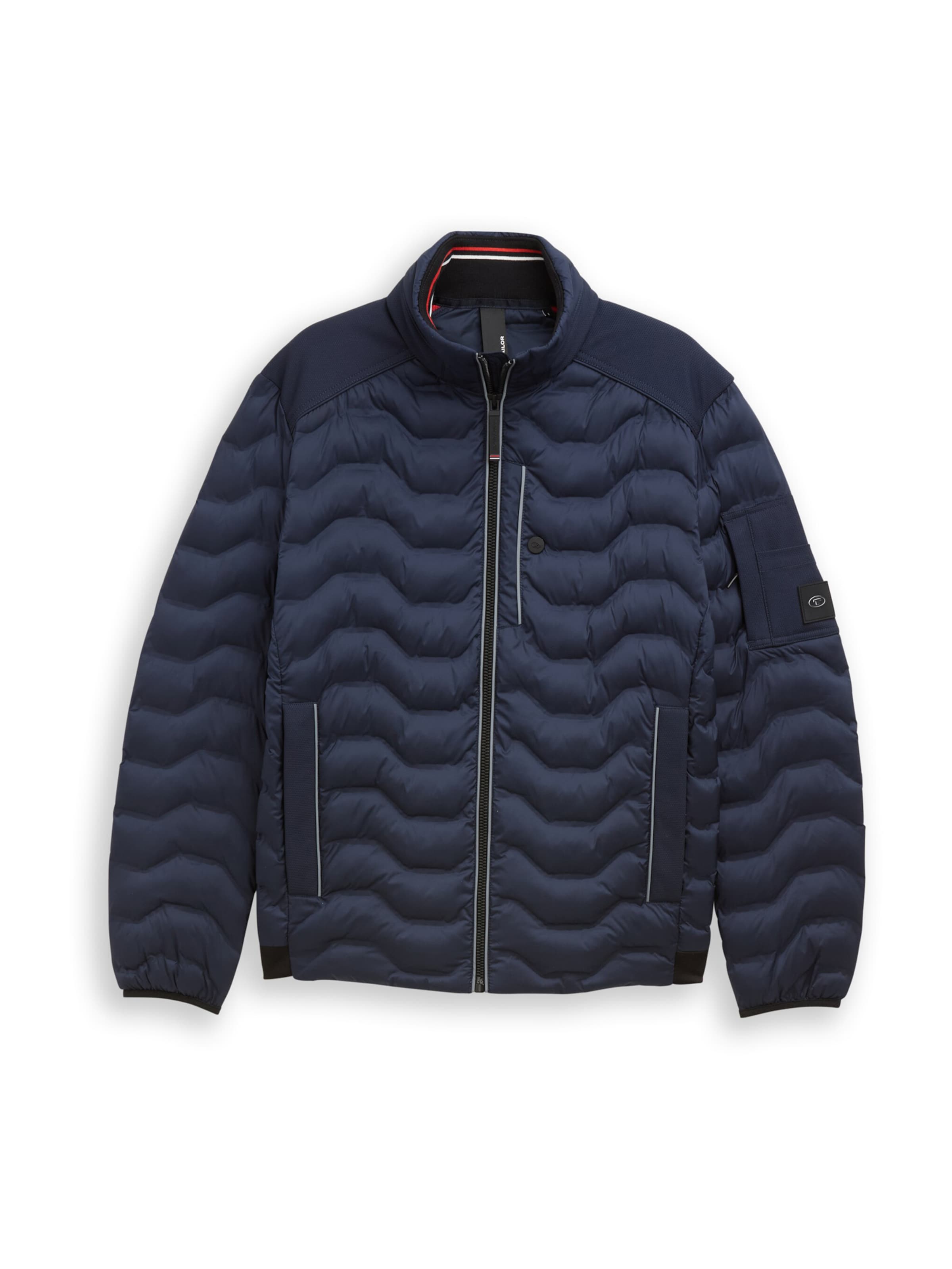 Veste mi-saison TOM TAILOR en bleu : devant