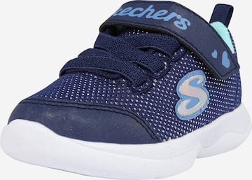 Baskets SKECHERS en bleu : devant