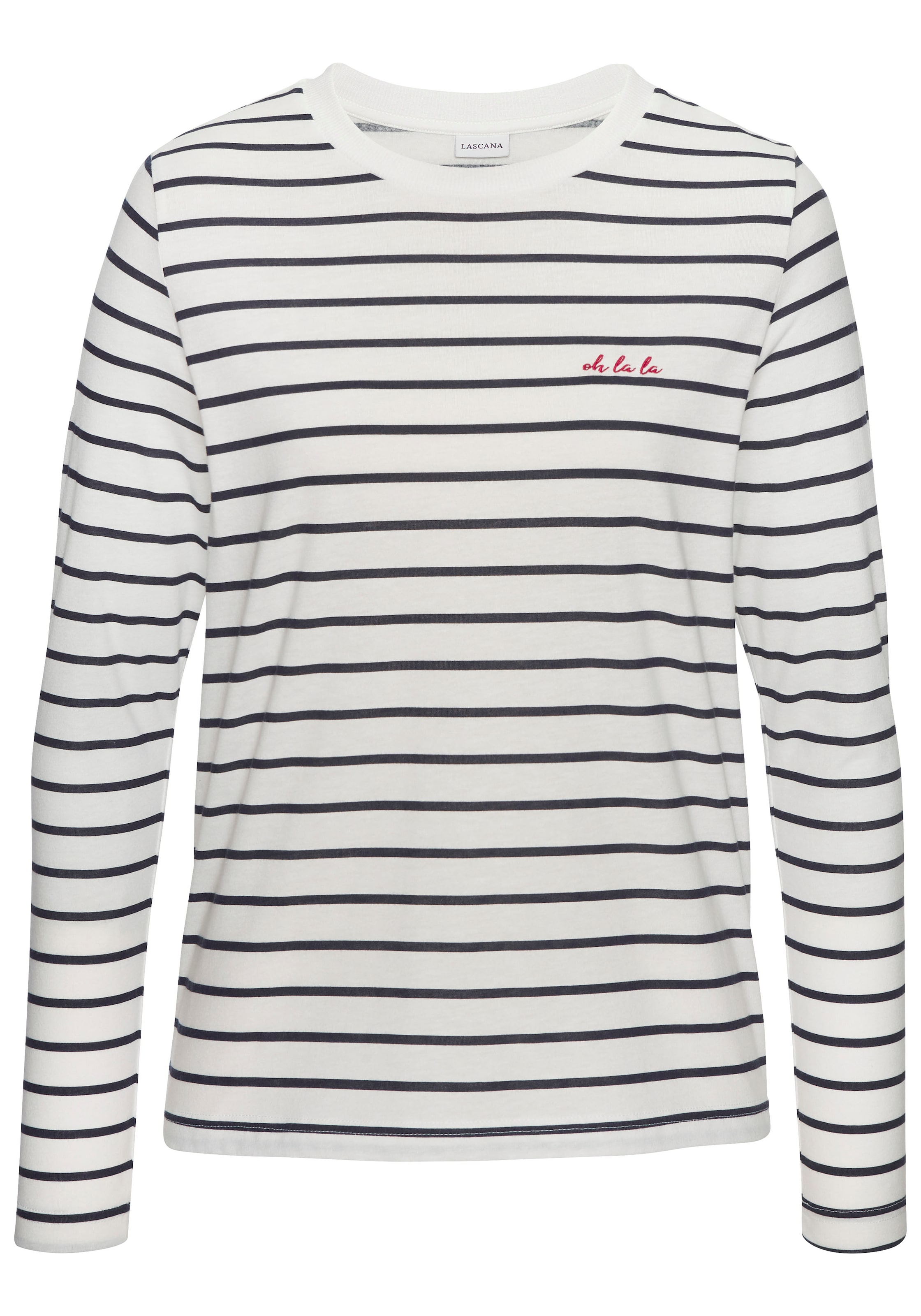 LASCANA Тениска в бяло: отпред