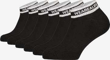 Calzino di alife & kickin in nero: frontale