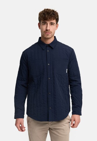 INDICODE JEANS Between-season jacket ' INHully ' in Blue: front