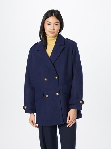 Manteau mi-saison 'Wembley' ONLY en bleu : devant