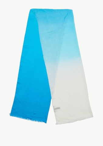 COMMA Scarf in Blue: front