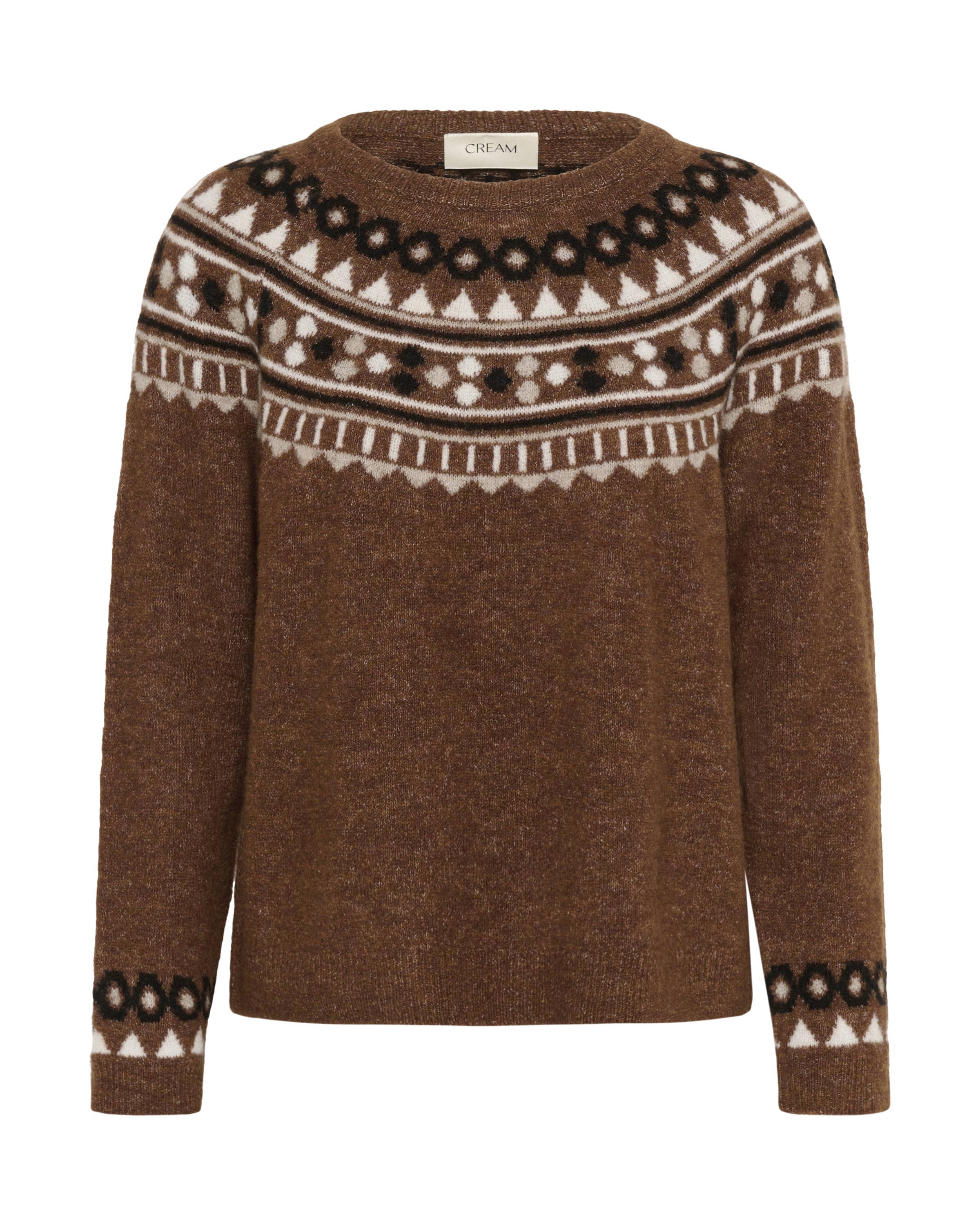 Cream Pullover 'CRCherrie' in Braun: Vorderseite