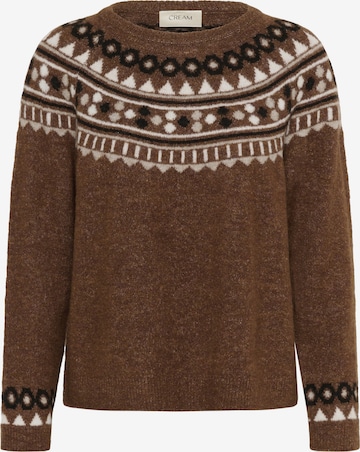 Cream - Pullover 'CRCherrie' em castanho: frente