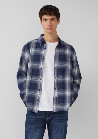 s.Oliver Regular Fit Hemd in Blau: Vorderseite