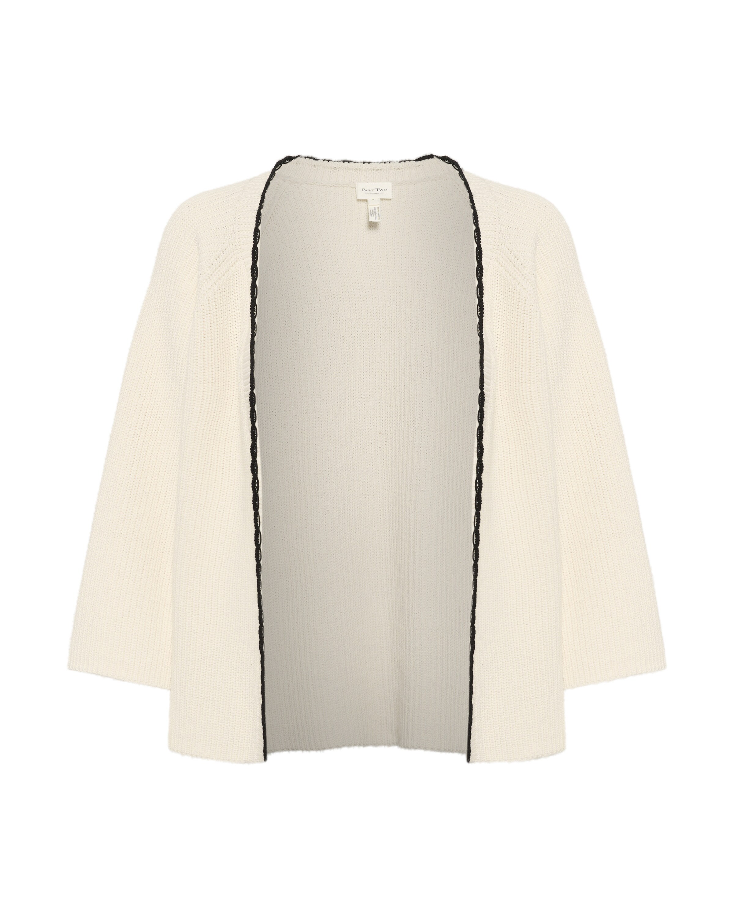 Part Two Cardigan 'Tritte' i hvid: forside