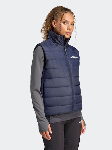 ADIDAS TERREX Спортивная жилетка 'ESS' в Синий: спереди