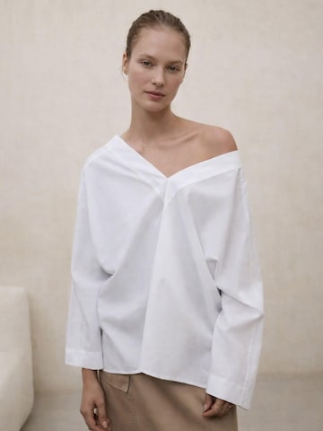 ECOALF Blouse 'PIA' in White: front