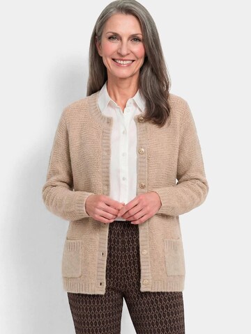 Goldner Gebreid vest in Beige: voorkant