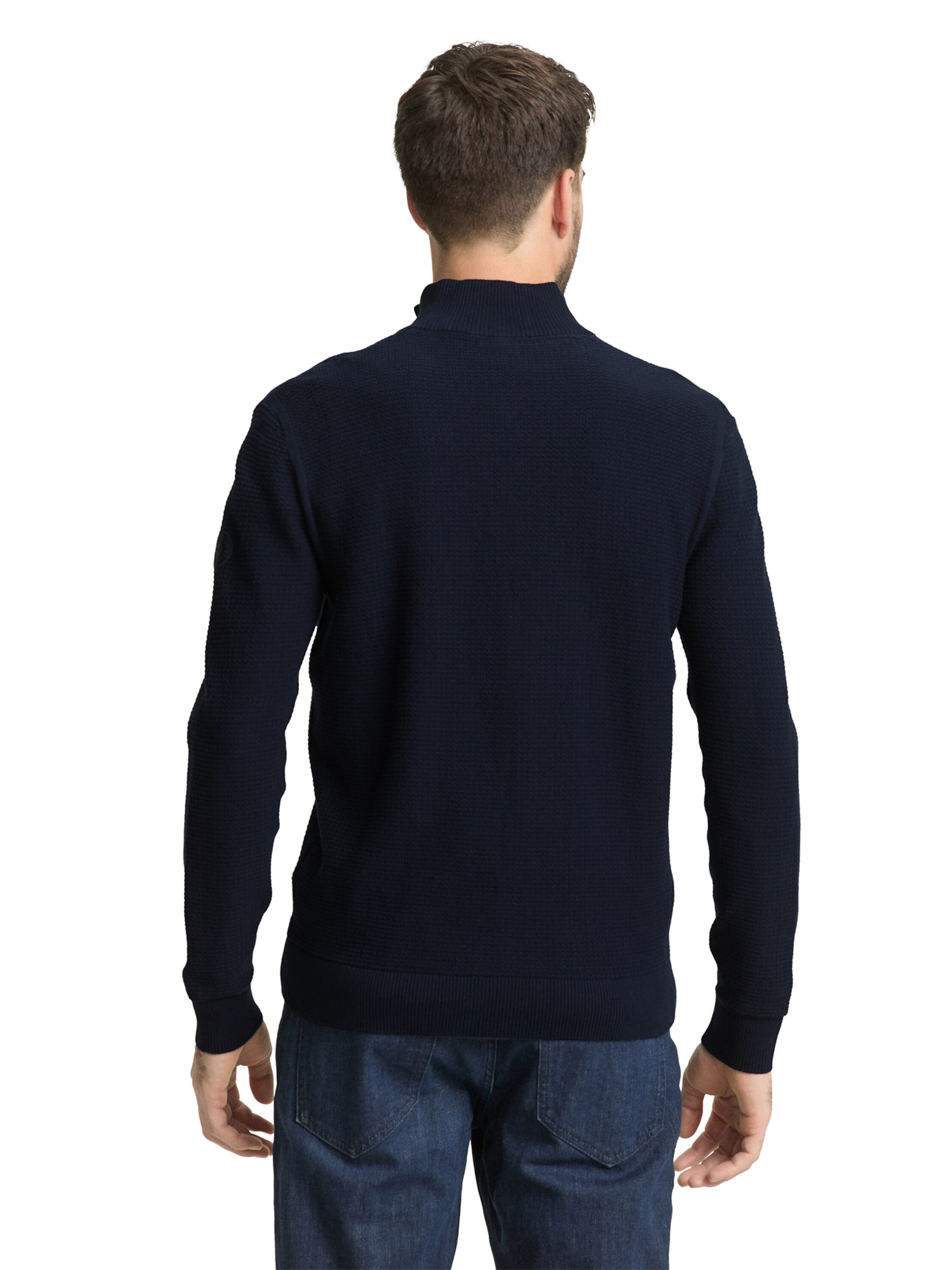 TOM TAILOR Knit Cardigan in Blue