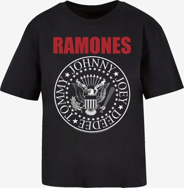 F4NT4STIC Shirt 'Ramones' in Black: front