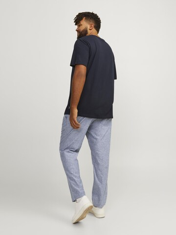 Jack & Jones Plus Tapered Trousers in Blue