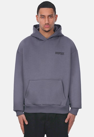 Dropsize Sweatshirt 'Hustle Club' in Grau