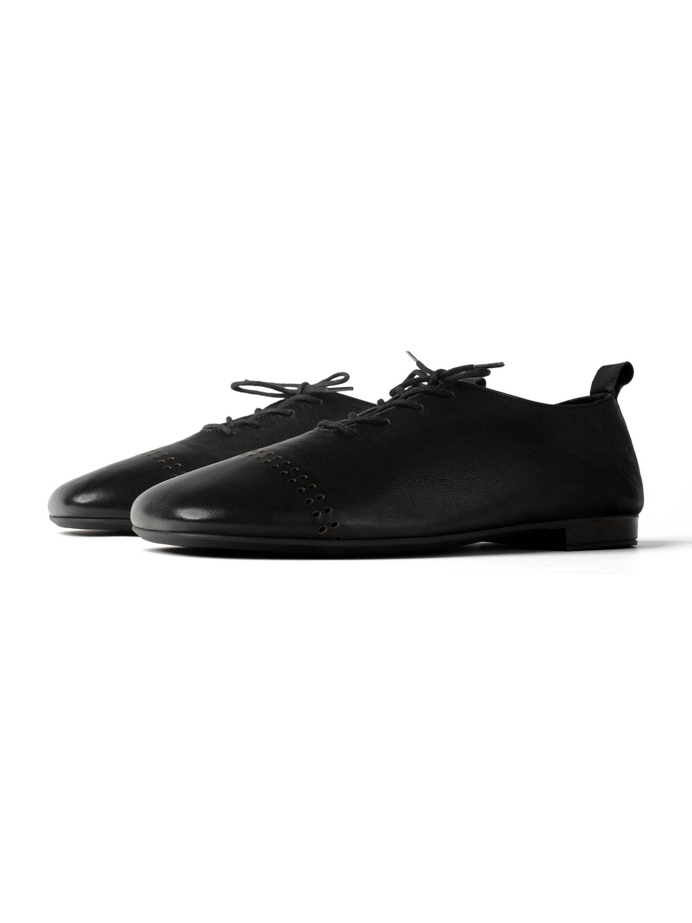 Scarpa stringata 'SUNSETS WE REMEMBER' di L37 HANDMADE SHOES in nero