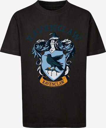 F4NT4STIC Shirt 'Harry Potter Ravenclaw Crest' in Black: front