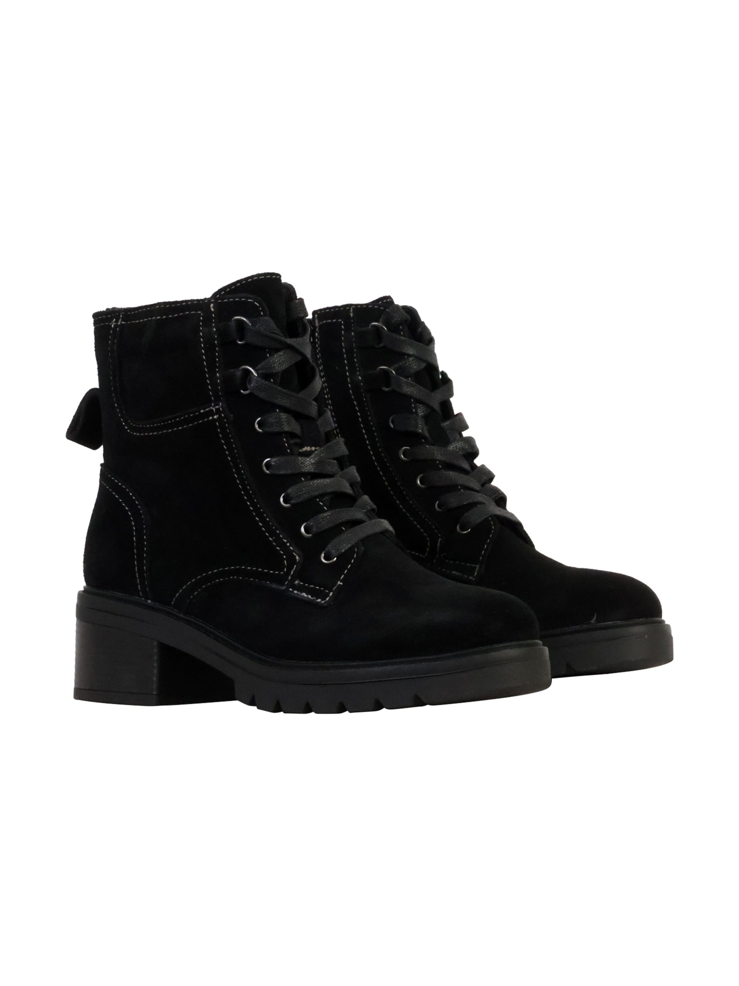 Boots 'Alénoa-Lederstiefeletten' The Divine Factory en noir