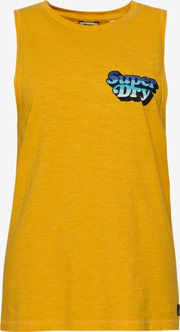 Superdry Top 'Cali' in Yellow: front