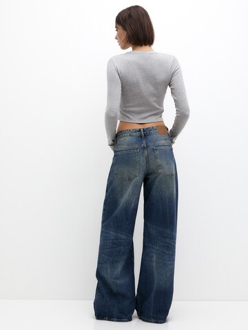 Pull&Bear Shirt in Grau