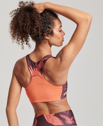 Superdry - Soutien Bustier Soutien de desporto em laranja