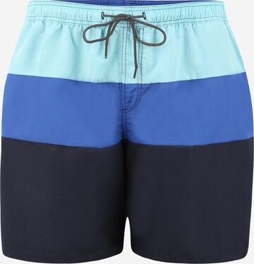 Jack & Jones Plus Плавательные шорты 'BALI' в Синий: спереди