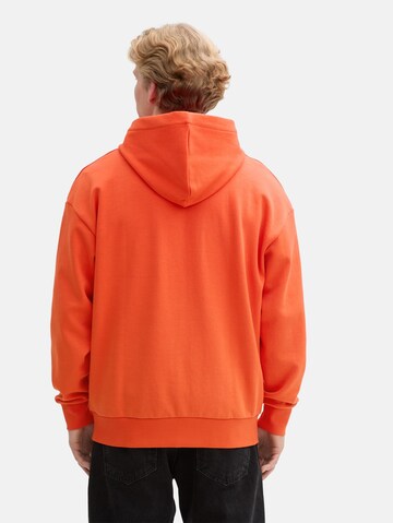 TOM TAILOR DENIM Sweatshirt in Orange