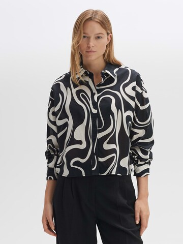 OPUS Bluse 'Feneda' in Schwarz: Vorderseite